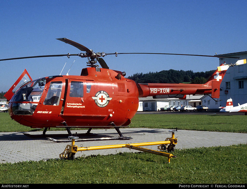 Aircraft Photo of HB-XGM | MBB BO-105CBS | Swiss Air Rescue - Rettungsflugwacht | AirHistory.net #78073