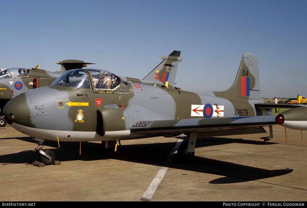 Aircraft Photo of XR679 | BAC 84 Jet Provost T4 | UK - Air Force | AirHistory.net #78079