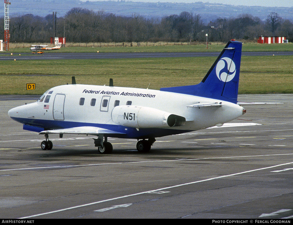 Aircraft Photo of N51 | North American Rockwell NA-380 Sabreliner 80A | FAA - Federal Aviation Administration | AirHistory.net #78089