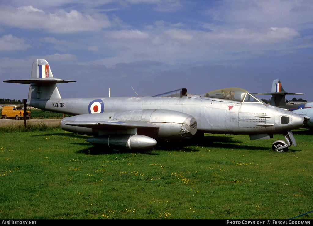 Aircraft Photo of VZ608 | Gloster Meteor FR9 | UK - Air Force | AirHistory.net #78103