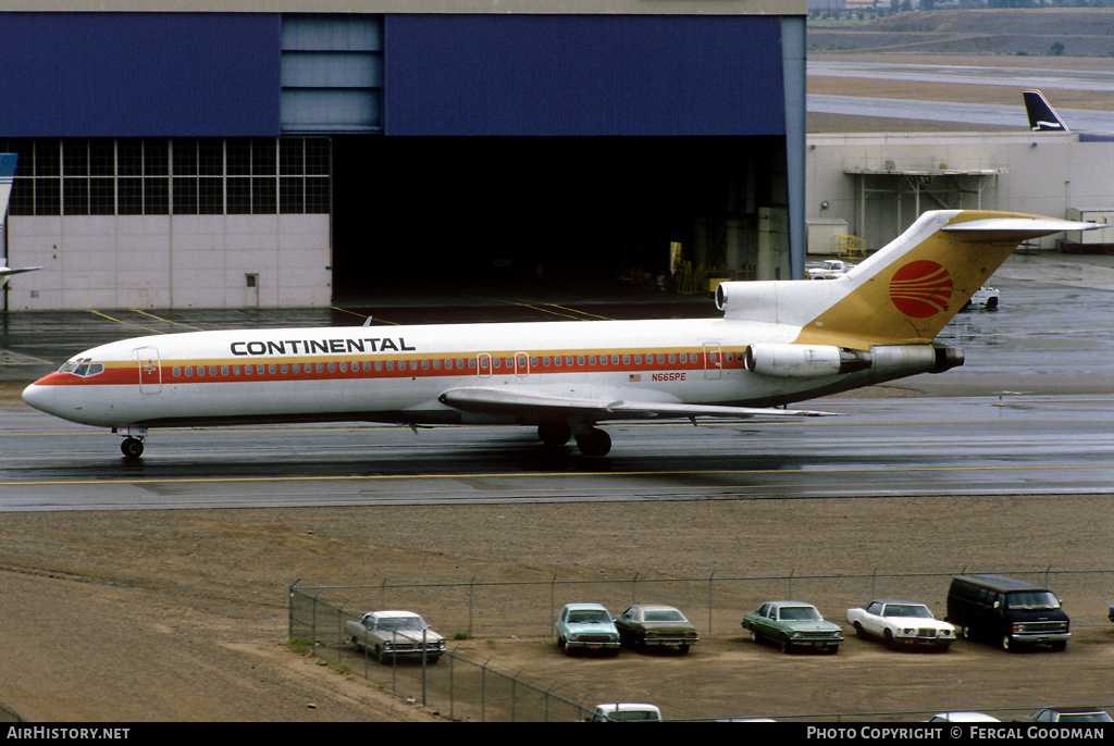 Aircraft Photo of N565PE | Boeing 727-227/Adv | Continental Airlines | AirHistory.net #78104