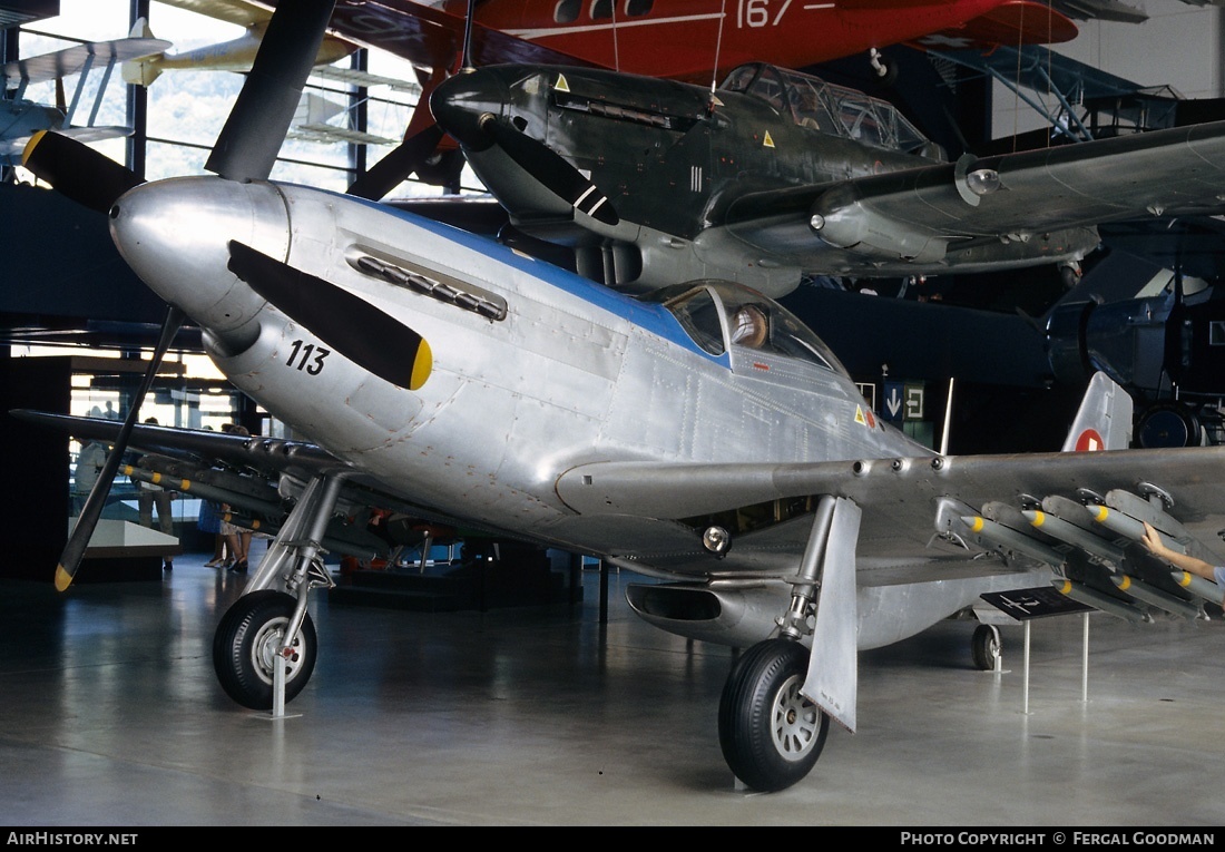 Aircraft Photo of J-2113 | North American P-51D Mustang | Switzerland - Air Force | AirHistory.net #78107