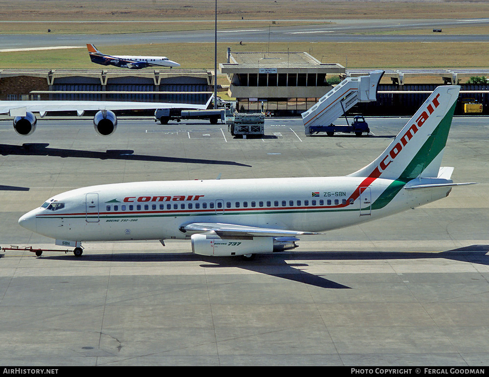 Aircraft Photo of ZS-SBN | Boeing 737-244 | Comair | AirHistory.net #78110