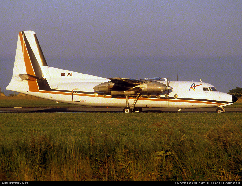 Aircraft Photo of OO-SVL | Fokker F27-100 Friendship | Servisair | AirHistory.net #78119