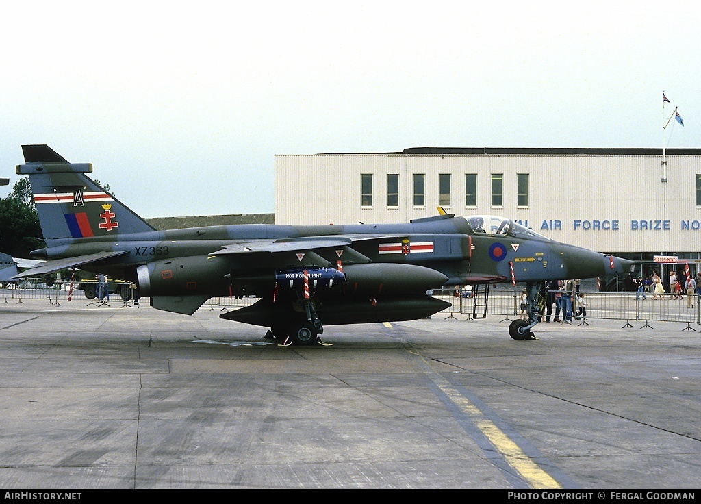 Aircraft Photo of XZ363 | Sepecat Jaguar GR1A | UK - Air Force | AirHistory.net #78124