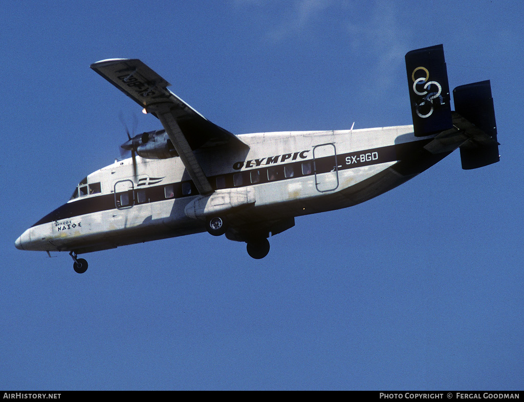 Aircraft Photo of SX-BGD | Short 330-100 | Olympic | AirHistory.net #78130