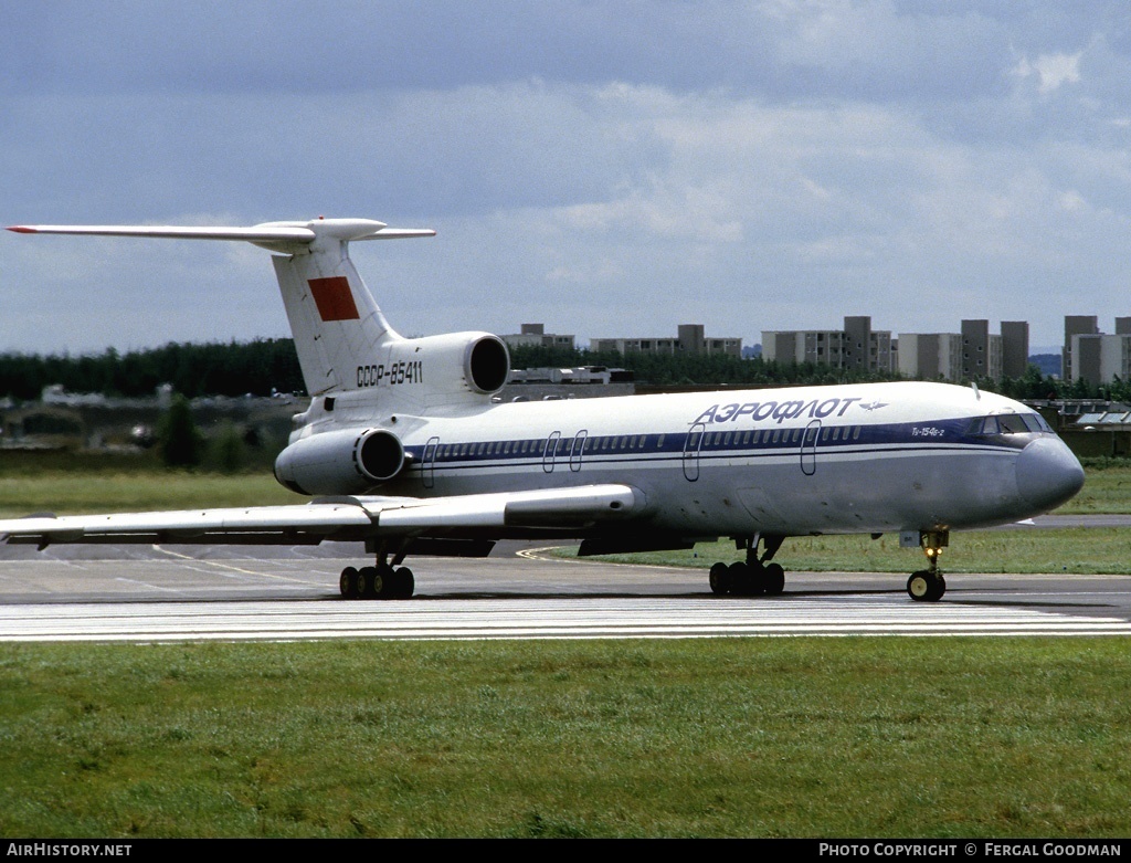 Aircraft Photo of CCCP-85411 | Tupolev Tu-154B-2 | Aeroflot | AirHistory.net #78135
