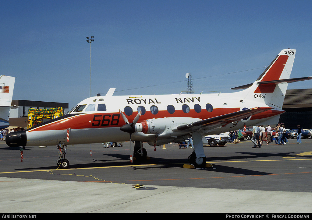 Aircraft Photo of XX487 | Scottish Aviation HP-137 Jetstream T2 | UK - Navy | AirHistory.net #78137