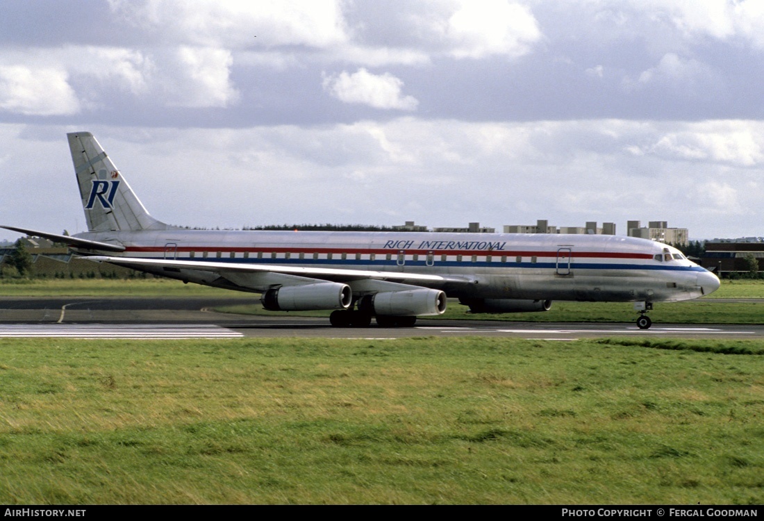 Aircraft Photo of N1805 | McDonnell Douglas DC-8-62 | Rich International Airways | AirHistory.net #78139