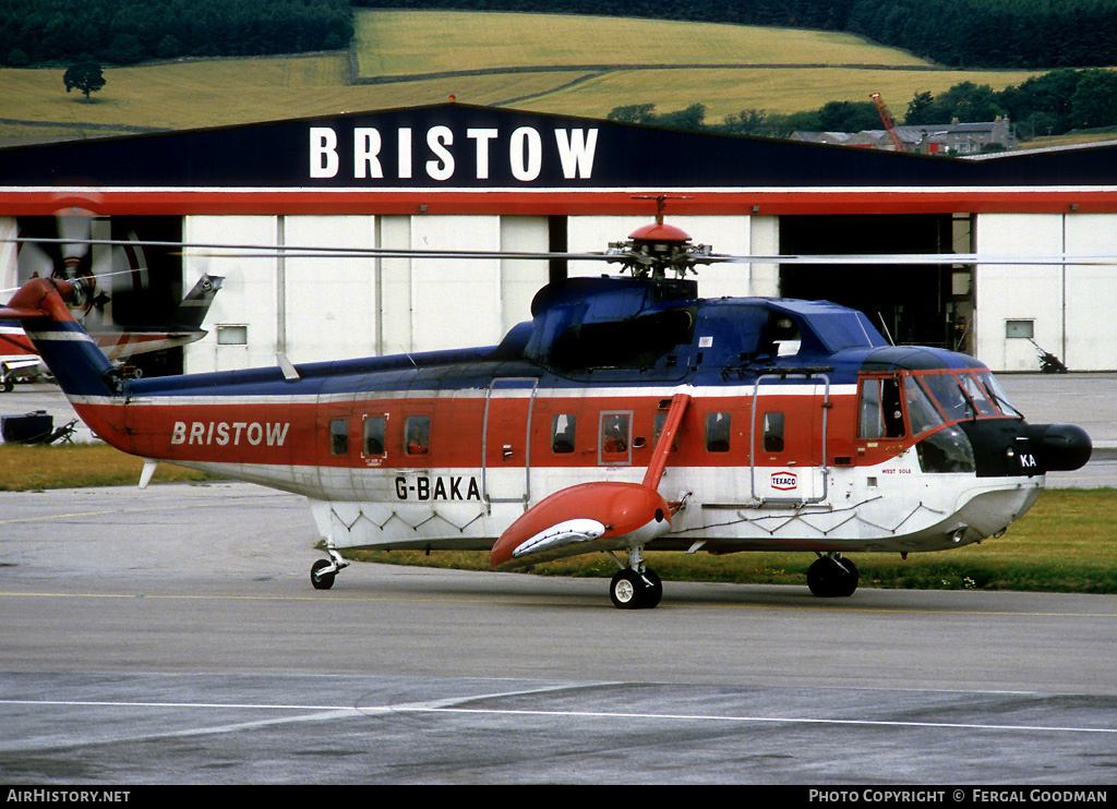 Aircraft Photo of G-BAKA | Sikorsky S-61N MkII | Bristow Helicopters | AirHistory.net #78146