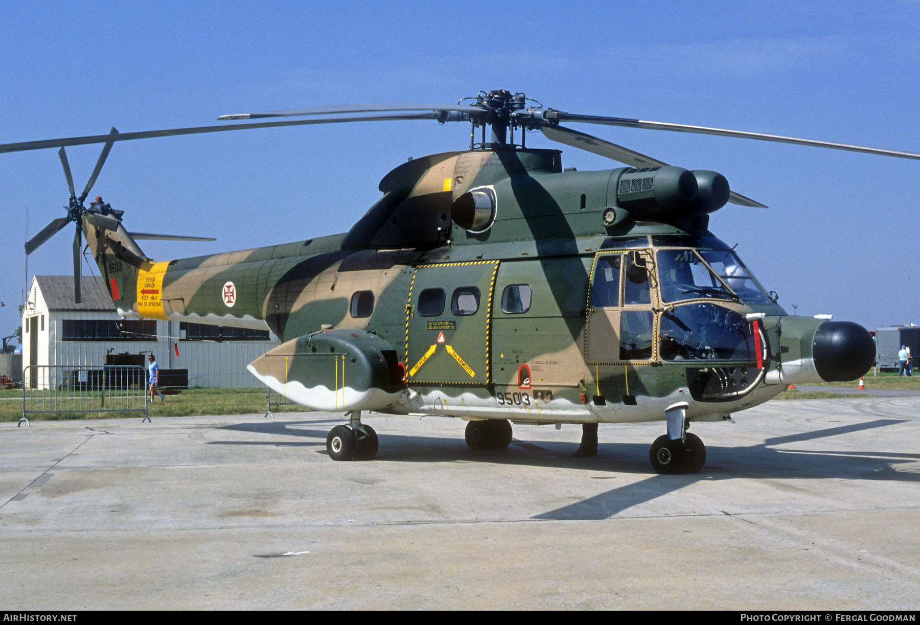 Aircraft Photo of 9503 | Sud SA-330S1 Puma | Portugal - Air Force | AirHistory.net #78156