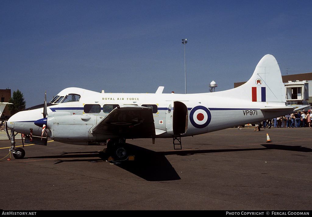 Aircraft Photo of VP971 | De Havilland D.H. 104 Devon C2 | UK - Air Force | AirHistory.net #78157