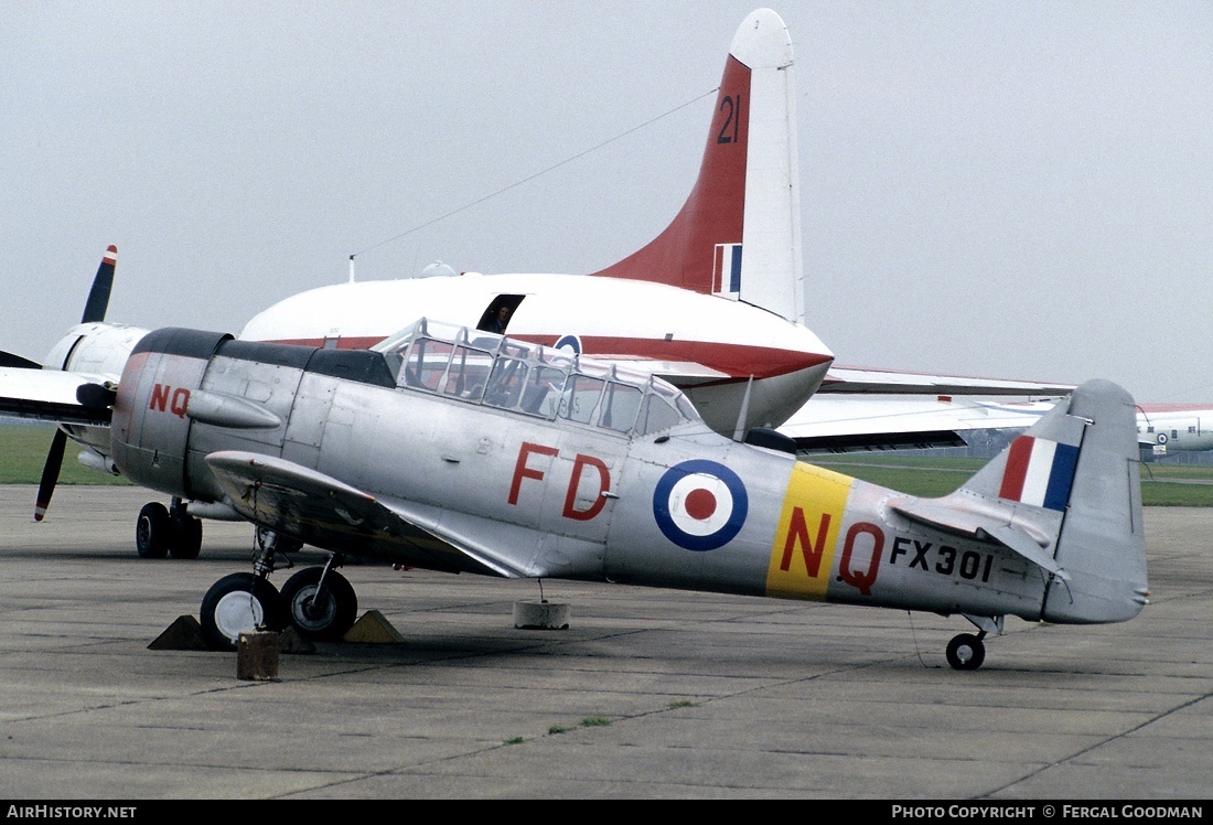 Aircraft Photo of G-JUDI / FX301 | North American AT-6D Harvard III | AirHistory.net #78168
