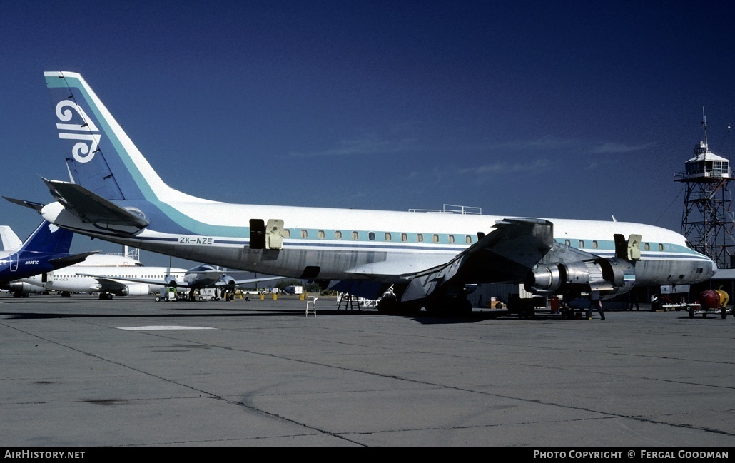 Aircraft Photo of ZK-NZE | McDonnell Douglas DC-8-52 | Air New Zealand | AirHistory.net #78177