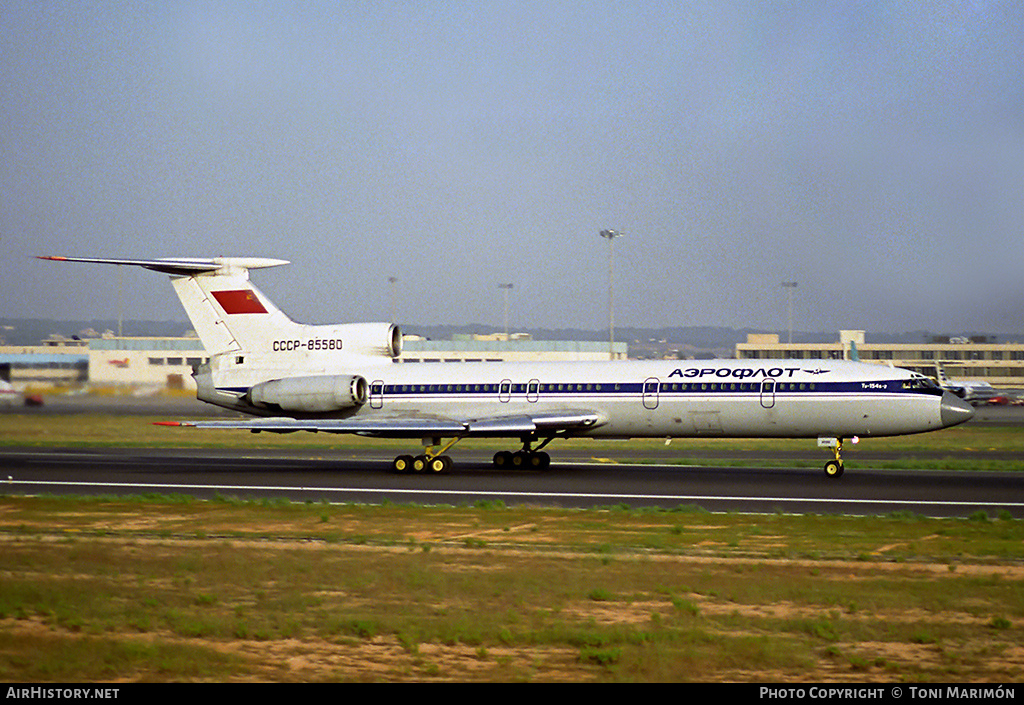 Aircraft Photo of CCCP-85580 | Tupolev Tu-154B-2 | Aeroflot | AirHistory.net #78201