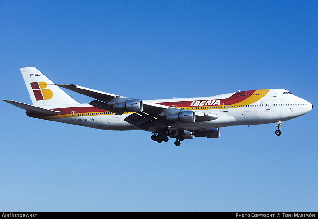 Aircraft Photo of EC-DLD | Boeing 747-256B | Iberia | AirHistory.net #78206