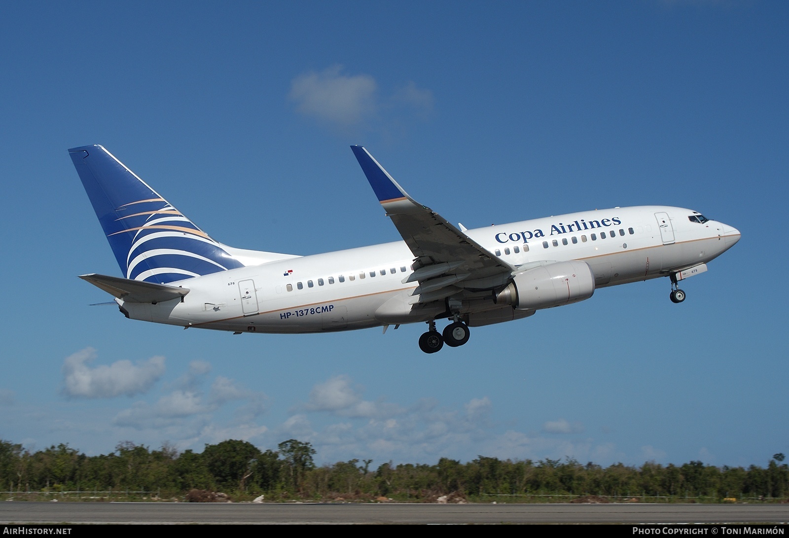 Aircraft Photo of HP-1378CMP | Boeing 737-7V3 | Copa Airlines | AirHistory.net #78211