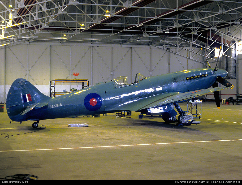 Aircraft Photo of PS915 | Supermarine 389 Spitfire PR19 | UK - Air Force | AirHistory.net #78225