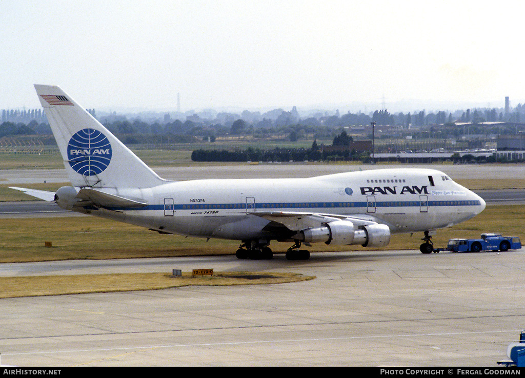 Aircraft Photo of N533PA | Boeing 747SP-21 | Pan American World Airways - Pan Am | AirHistory.net #78226