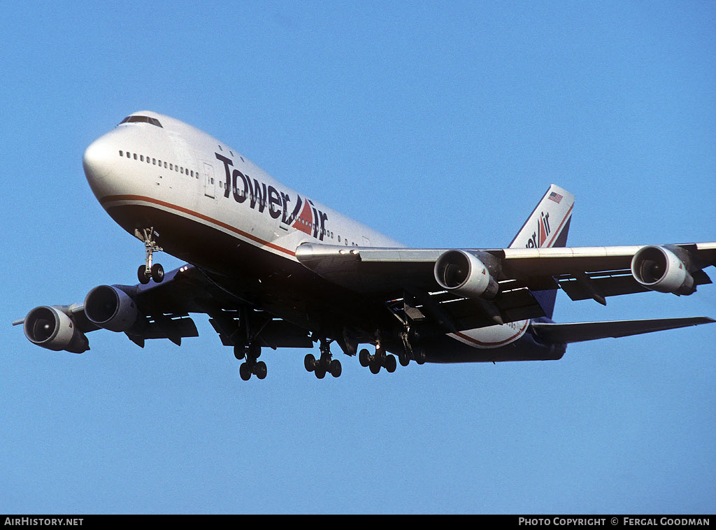 Aircraft Photo of N608FF | Boeing 747-131 | Tower Air | AirHistory.net #78234