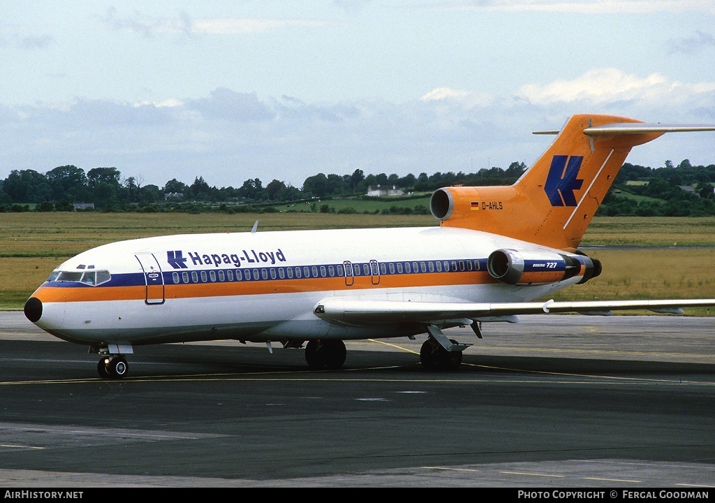 Aircraft Photo of D-AHLS | Boeing 727-89 | Hapag-Lloyd | AirHistory.net #78243