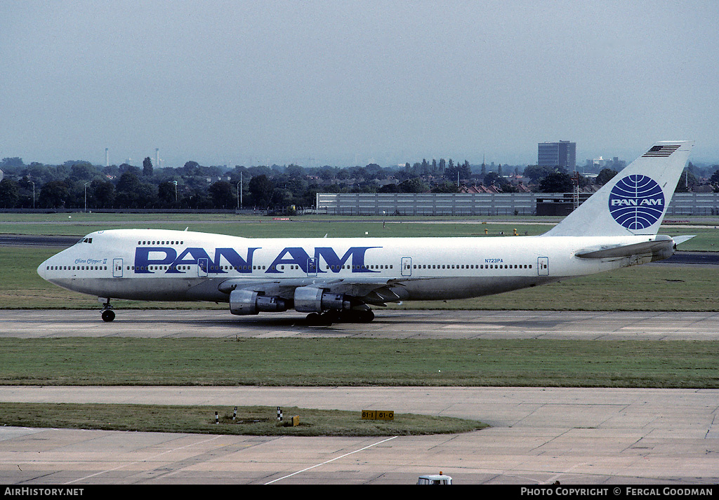 Aircraft Photo of N723PA | Boeing 747-212B | Pan American World Airways - Pan Am | AirHistory.net #78244