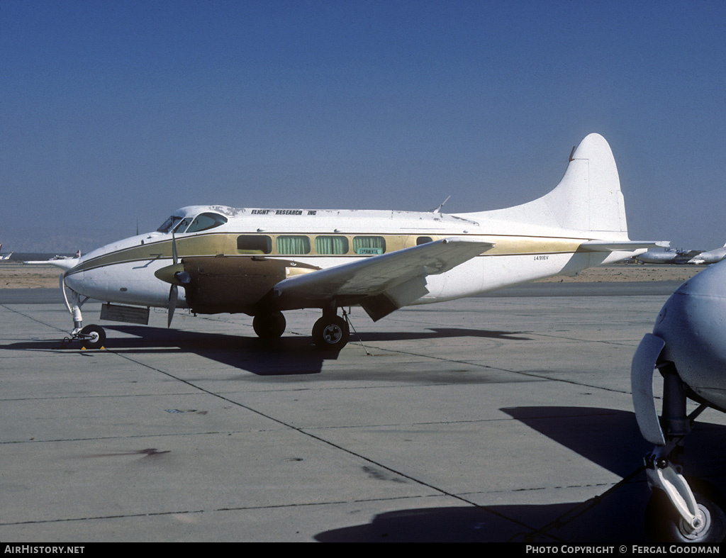 Aircraft Photo of N4916V | De Havilland D.H. 104 Dove 5A | Flight Research | AirHistory.net #78253