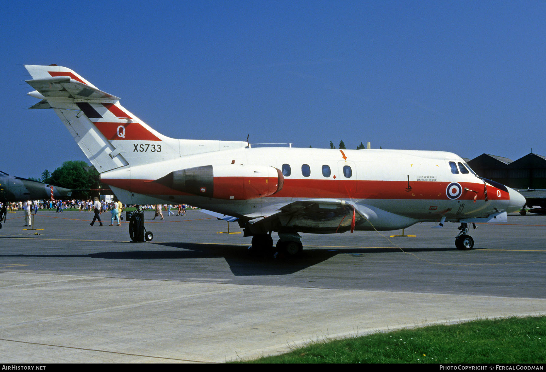 Aircraft Photo of XS733 | Hawker Siddeley HS-125-2 Dominie T1 | UK - Air Force | AirHistory.net #78254