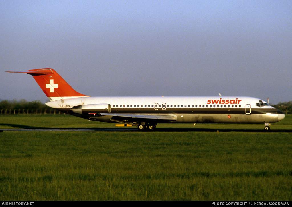 Aircraft Photo of HB-IFV | McDonnell Douglas DC-9-32 | Swissair | AirHistory.net #78257