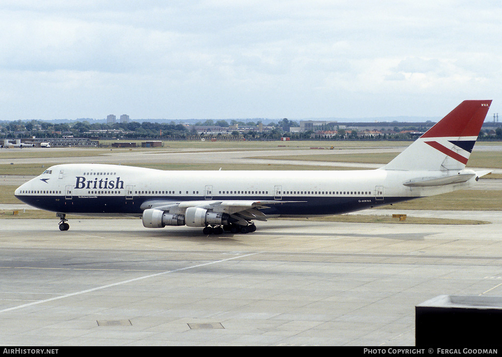 Aircraft Photo of G-AWNA | Boeing 747-136 | British Airways | AirHistory.net #78281