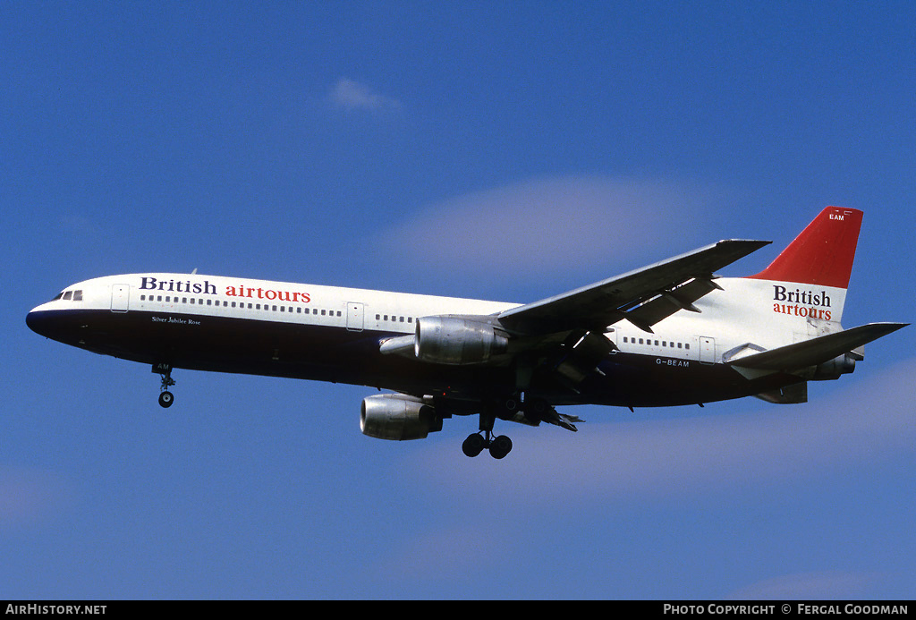 Aircraft Photo of G-BEAM | Lockheed L-1011-385-1 TriStar 50 | British Airtours | AirHistory.net #78291