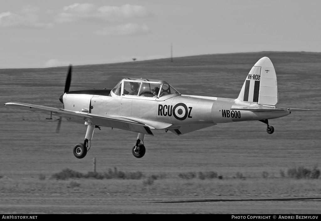 Aircraft Photo of VH-RCU / WB600 | De Havilland DHC-1 Chipmunk Mk22 | UK - Air Force | AirHistory.net #78304