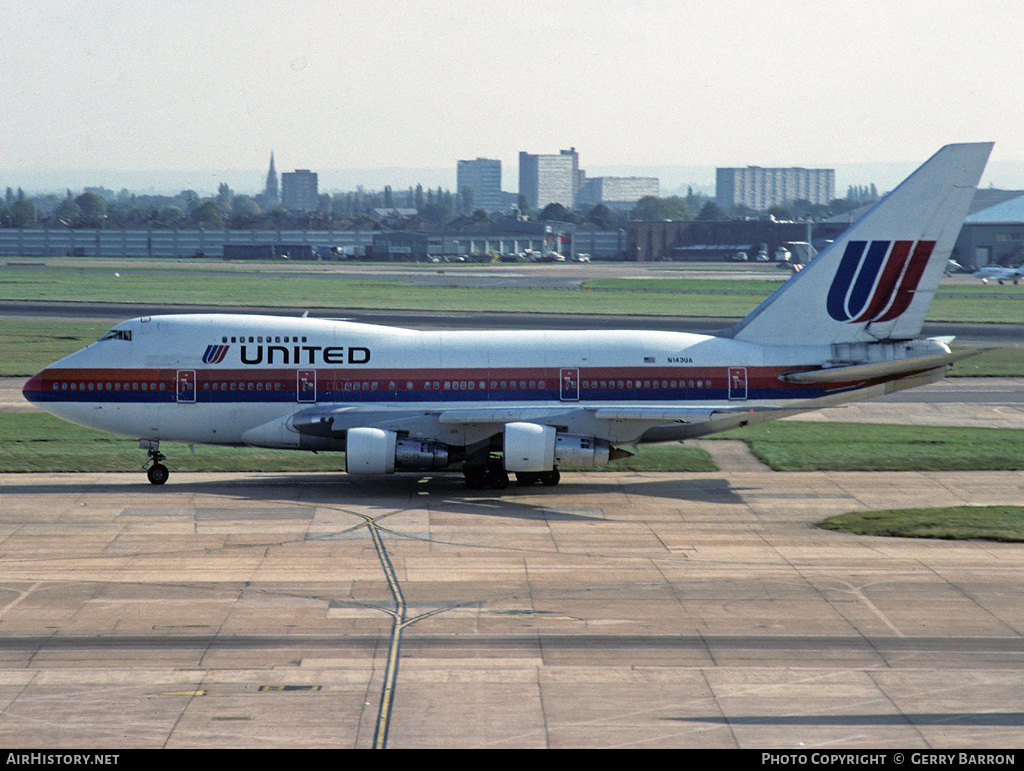 Aircraft Photo of N143UA | Boeing 747SP-21 | United Airlines | AirHistory.net #78306