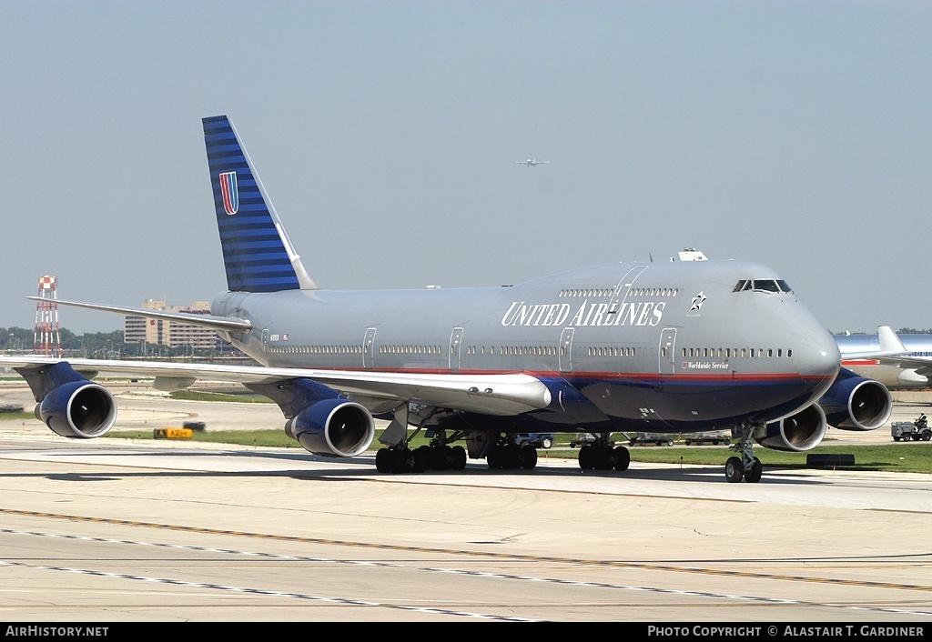 Aircraft Photo of N181UA | Boeing 747-422 | United Airlines | AirHistory.net #78310