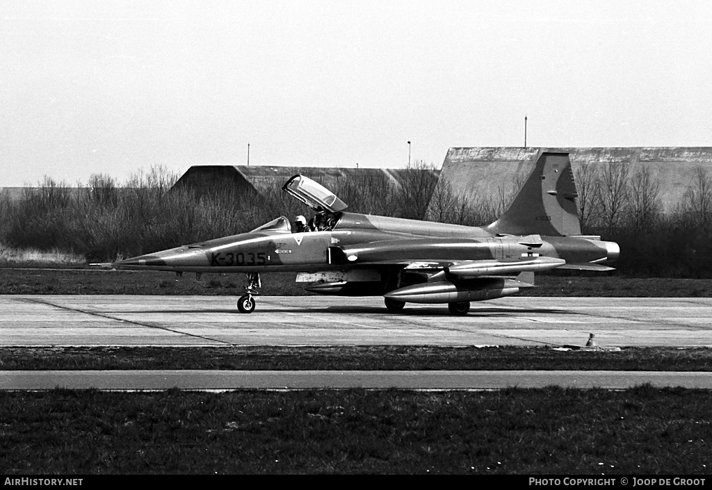 Aircraft Photo of K-3035 | Canadair NF-5A | Netherlands - Air Force | AirHistory.net #78333