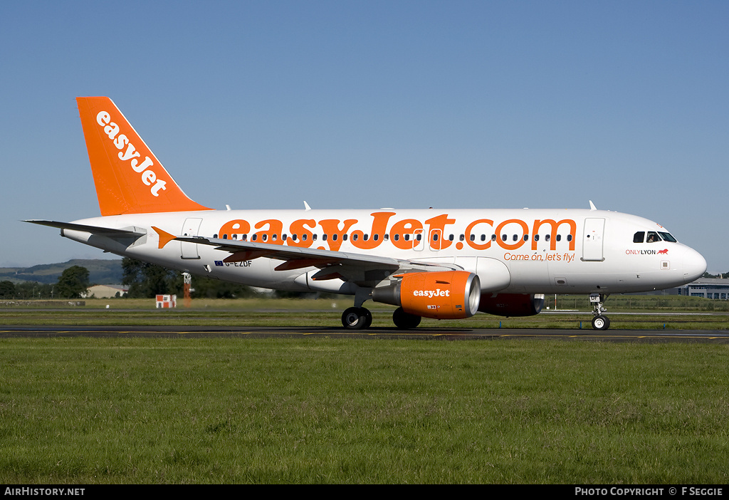 Aircraft Photo of G-EZDF | Airbus A319-111 | EasyJet | AirHistory.net #78359