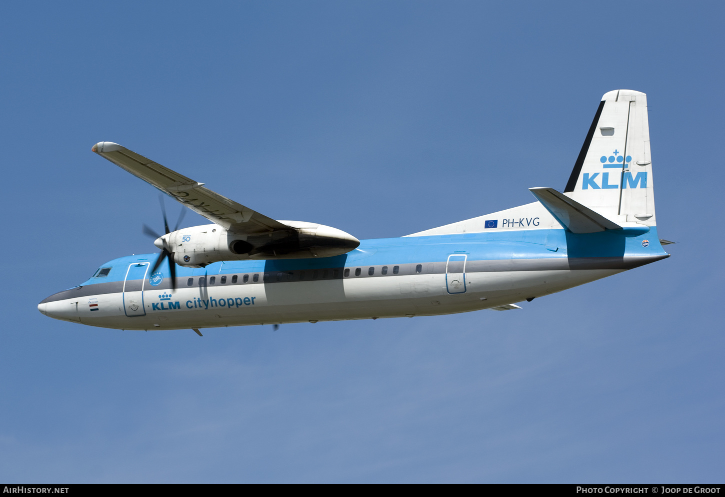 Aircraft Photo of PH-KVG | Fokker 50 | KLM Cityhopper | AirHistory.net #78364