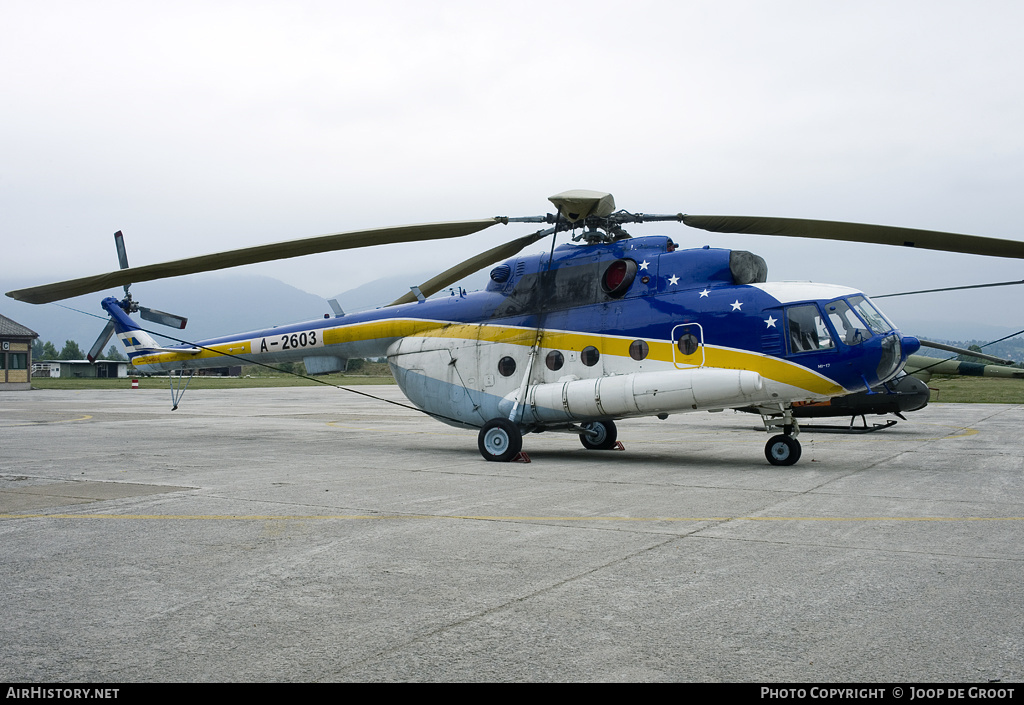 Aircraft Photo of A-2603 | Mil Mi-17 | Bosnia and Herzegovina - Air Force | AirHistory.net #78384