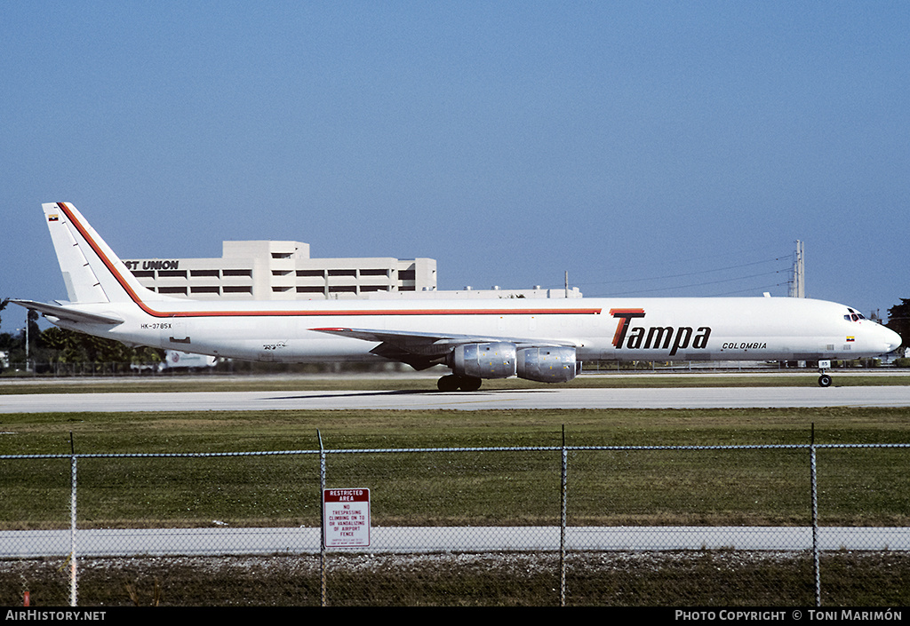 Aircraft Photo of HK-3785X | McDonnell Douglas DC-8-71(F) | TAMPA - Transportes Aéreos Mercantiles Panamericanos | AirHistory.net #78394