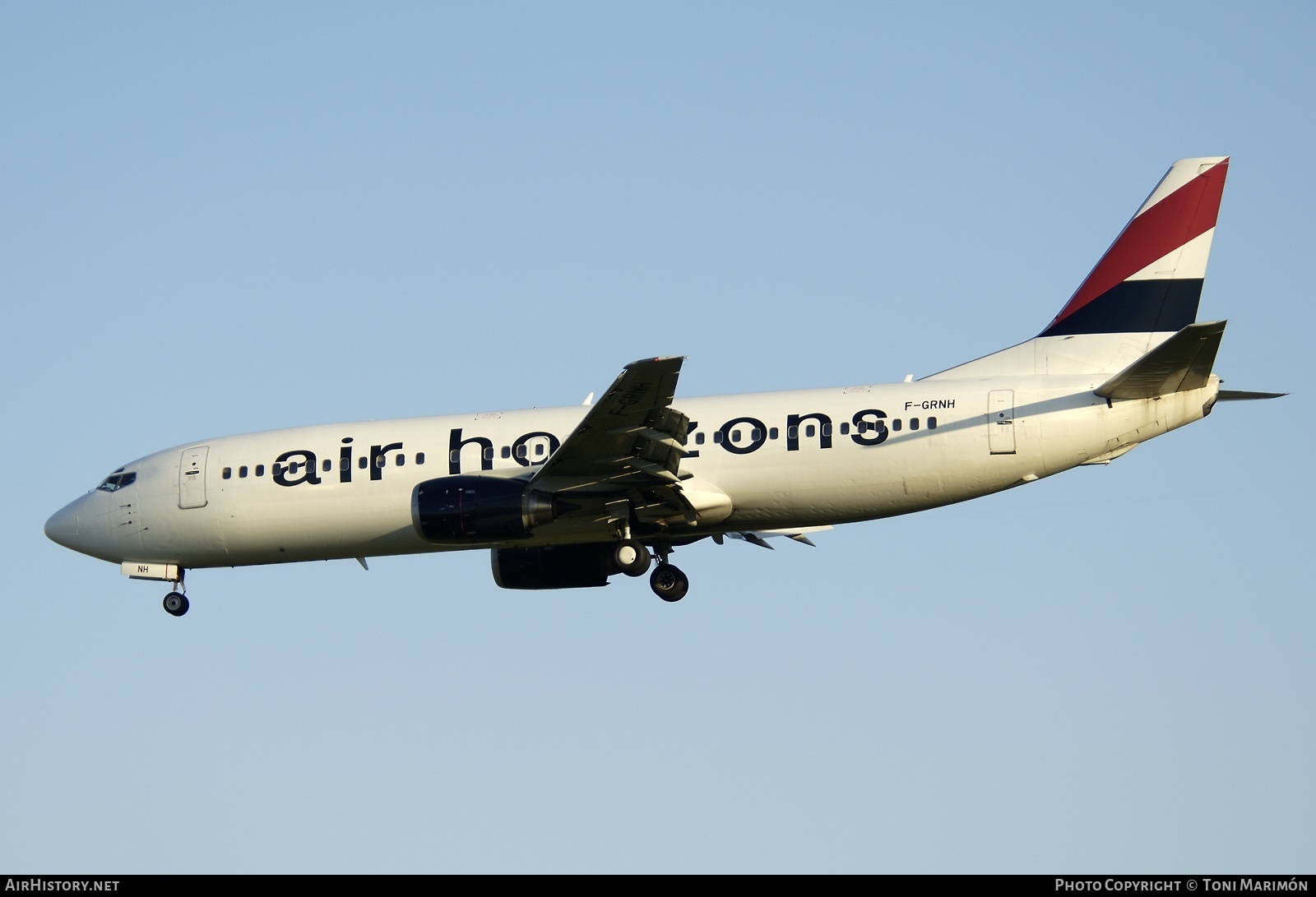 Aircraft Photo of F-GRNH | Boeing 737-4Q8 | Air Horizons | AirHistory.net #78400