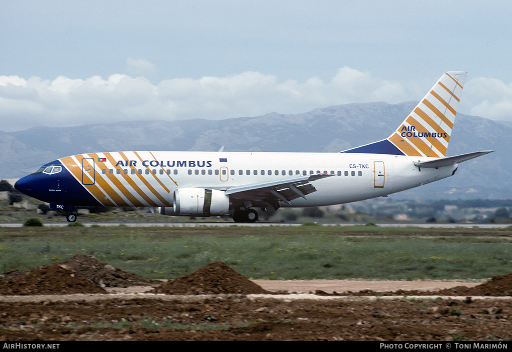 Aircraft Photo of CS-TKC | Boeing 737-33A | Air Columbus | AirHistory.net #78403