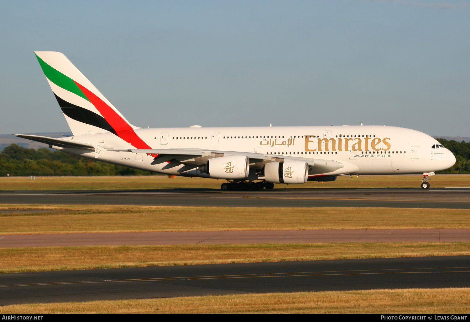 Aircraft Photo of A6-EUN | Airbus A380-861 | Emirates | AirHistory.net #78409