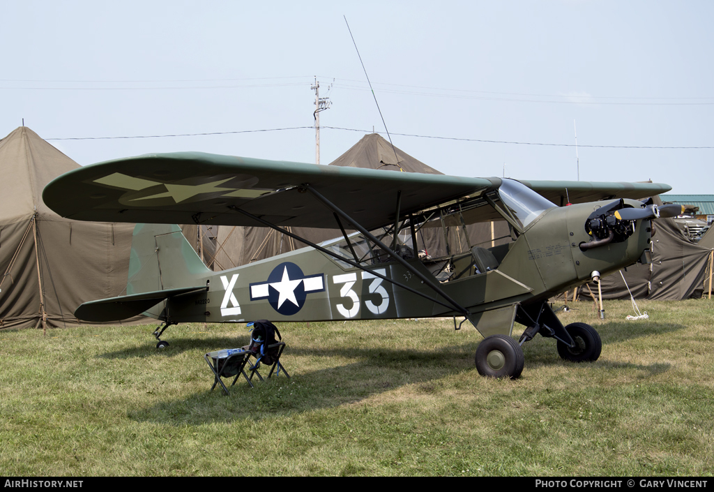 Aircraft Photo of N42220 | Piper L-4A Grasshopper | USA - Air Force | AirHistory.net #78419