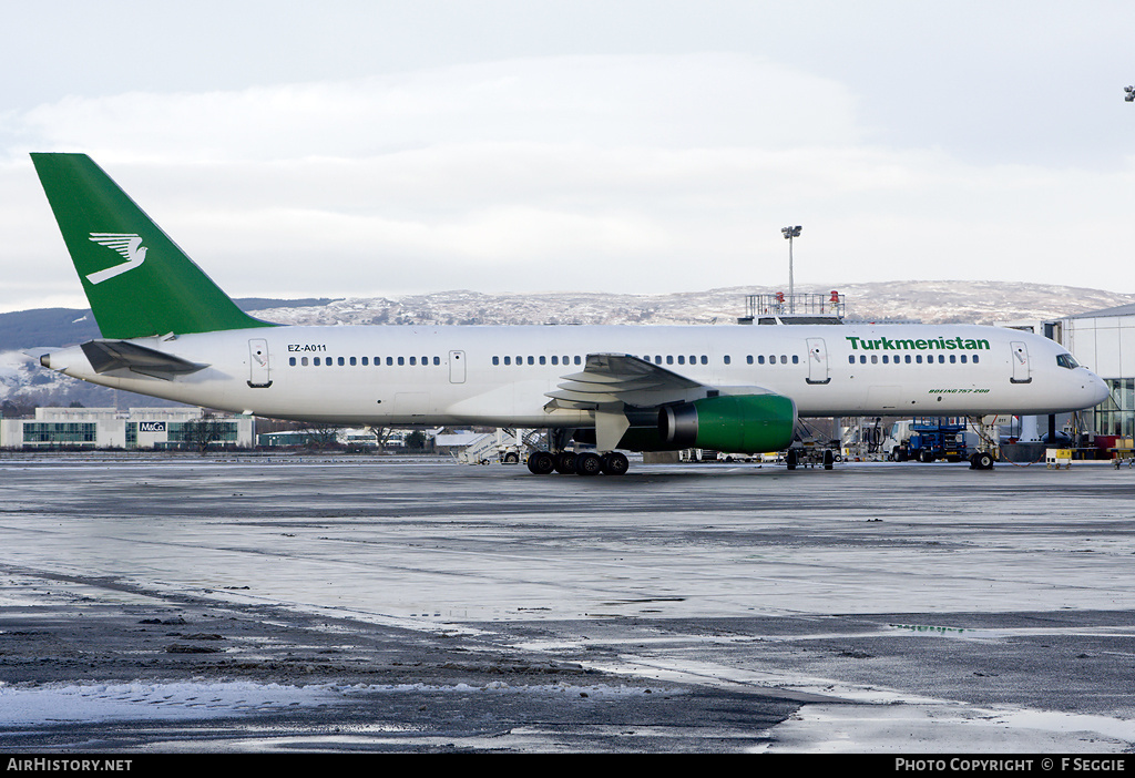 Aircraft Photo of EZ-A011 | Boeing 757-22K | Turkmenistan Airlines | AirHistory.net #78424
