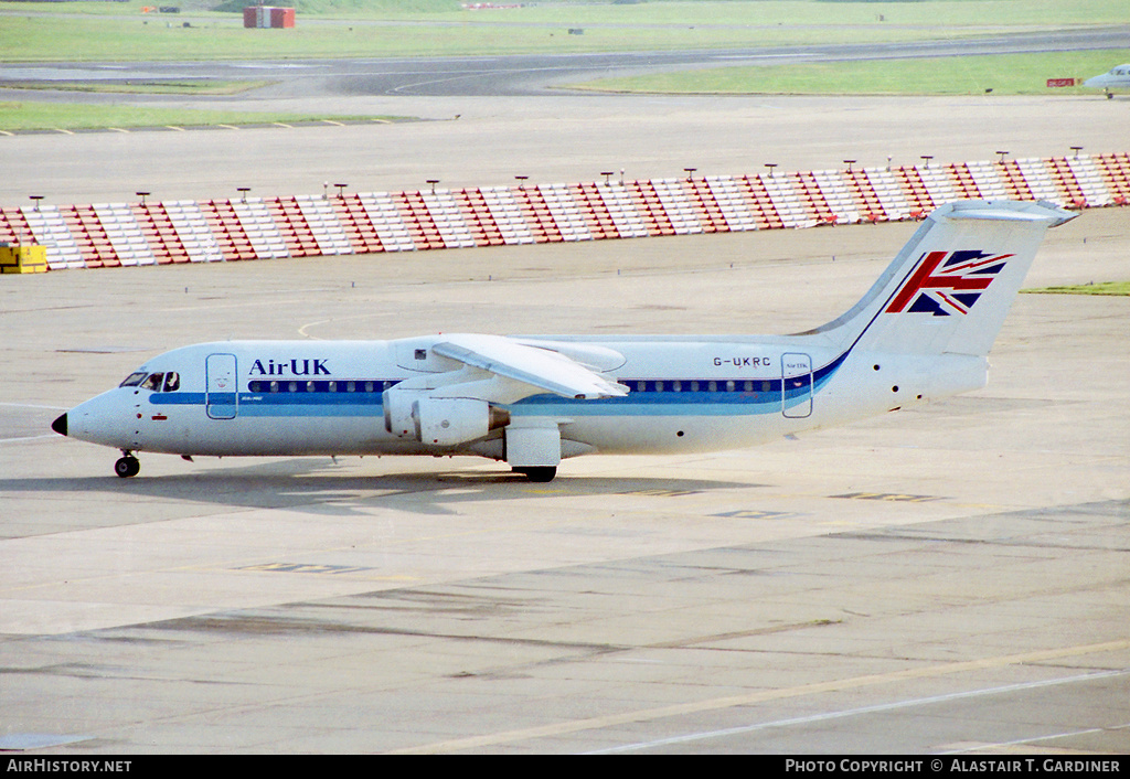 Aircraft Photo of G-UKRC | British Aerospace BAe-146-300 | Air UK | AirHistory.net #78448