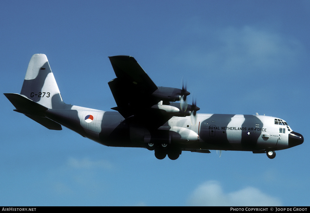 Aircraft Photo of G-273 | Lockheed C-130H-30 Hercules (L-382) | Netherlands - Air Force | AirHistory.net #78450