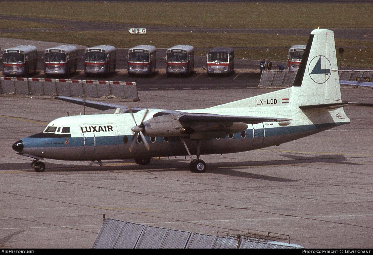 Aircraft Photo of LX-LGD | Fokker F27-600 Friendship | Luxair | AirHistory.net #78457