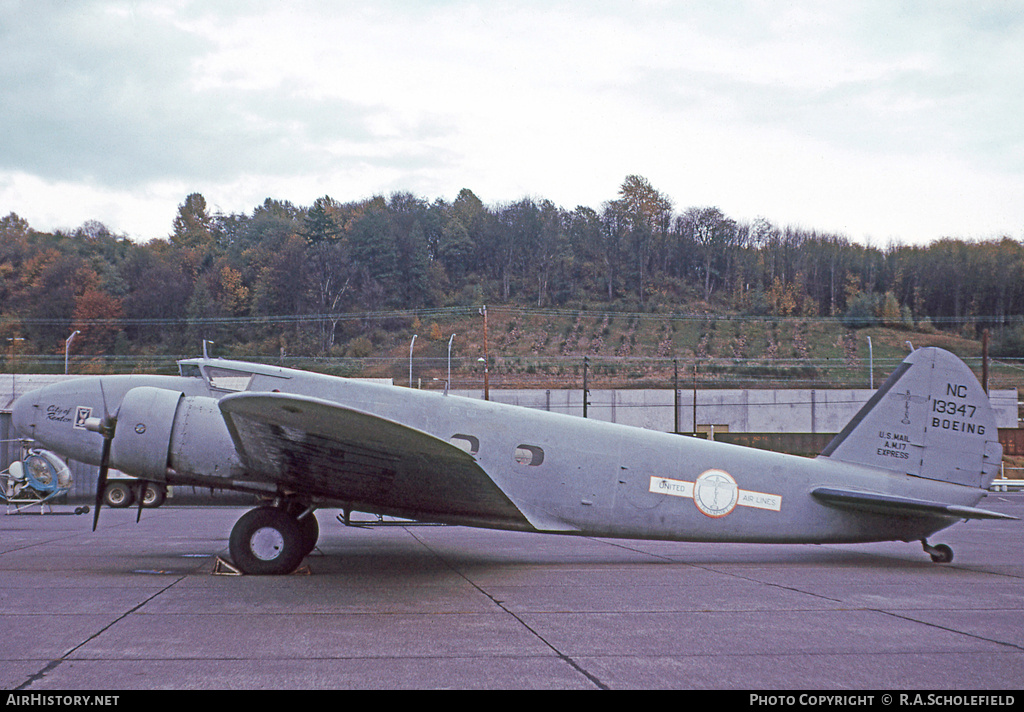 Aircraft Photo of N13347 / NC13347 | Boeing 247D | United Air Lines | AirHistory.net #78465