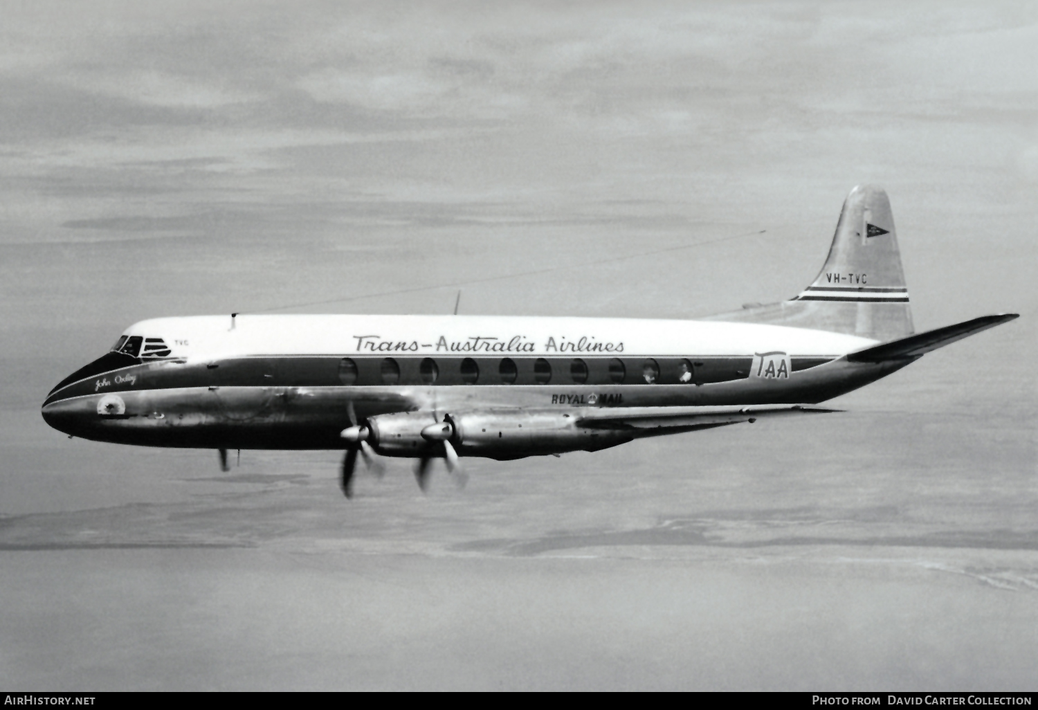 Aircraft Photo of VH-TVC | Vickers 720 Viscount | Trans-Australia Airlines - TAA | AirHistory.net #78468