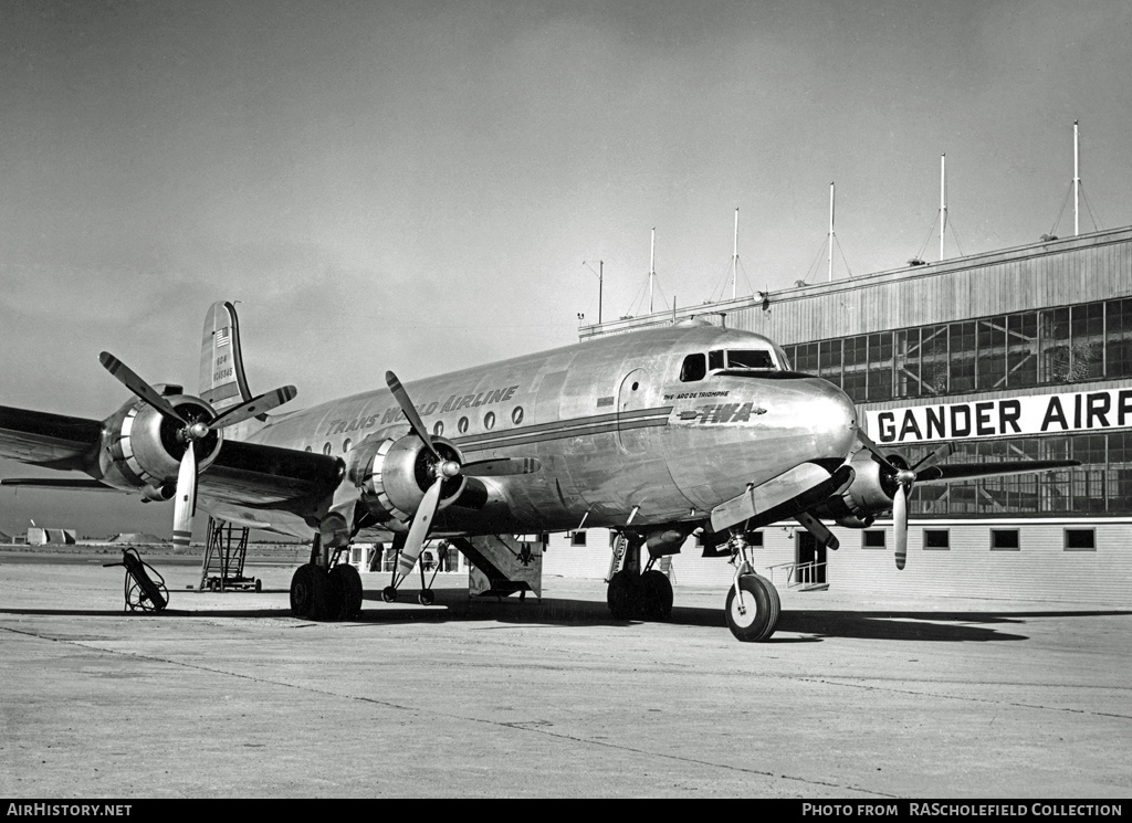 Aircraft Photo of NC45345 | Douglas C54E-DC | Trans World Airline - TWA | AirHistory.net #78470
